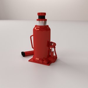 3D bottle jack