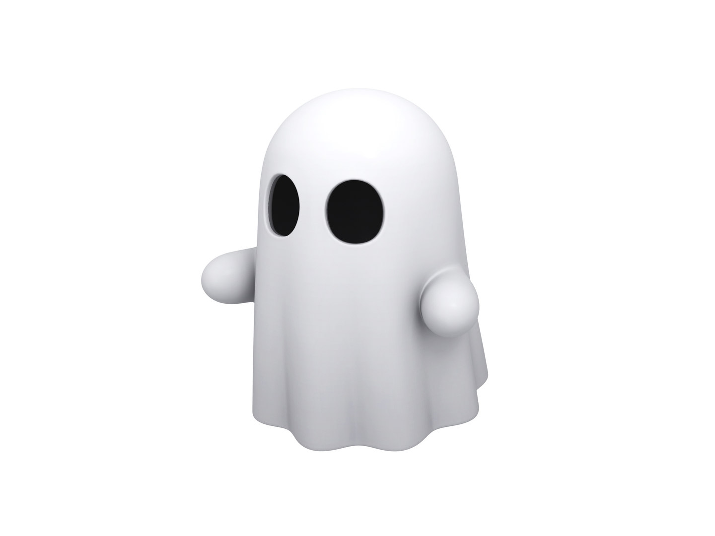 Ghost cartoon 3D model - TurboSquid 1462212