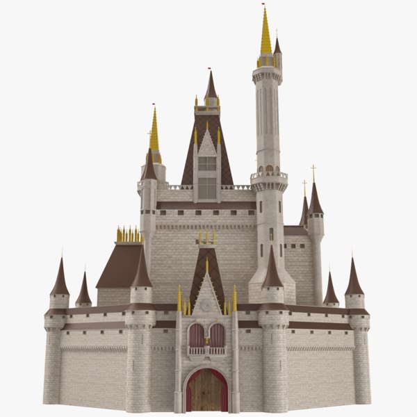 3D castle disney style model