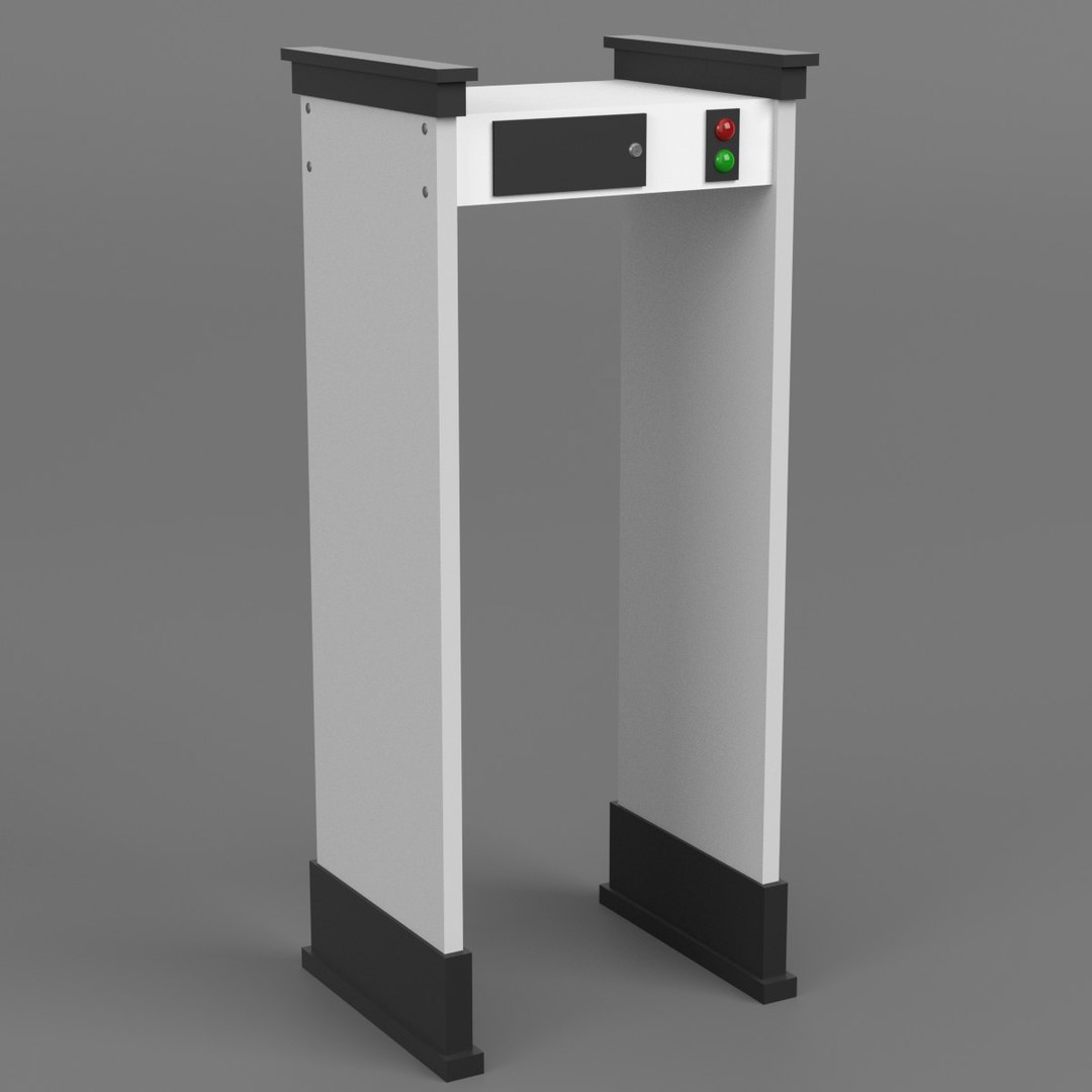 3D airport metal detector - TurboSquid 1462271