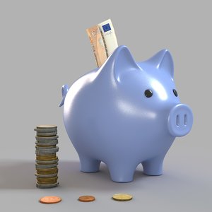 piggy bank 3D model