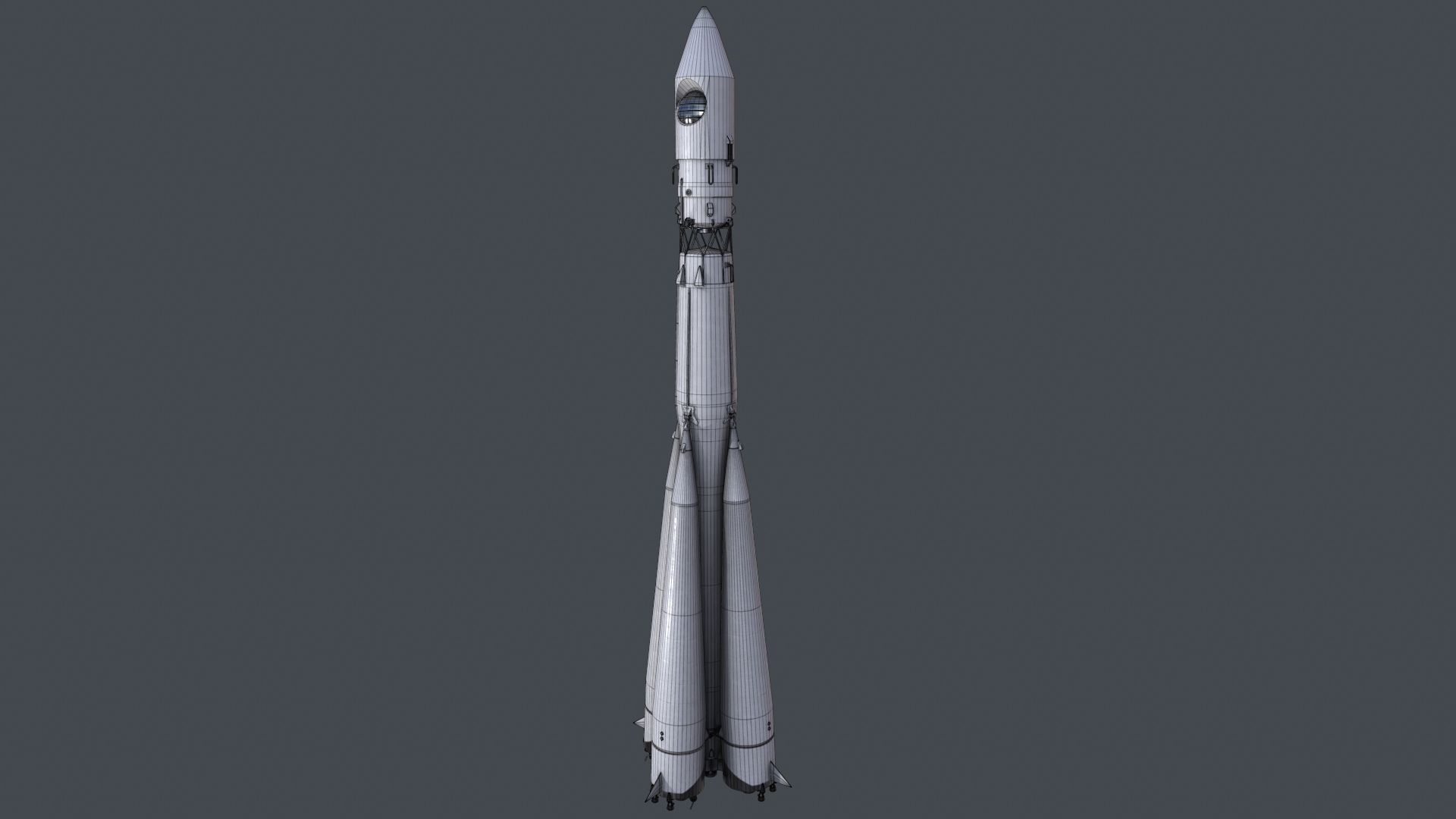 3D модель Космическая ракета Восток 1 - TurboSquid 1462373