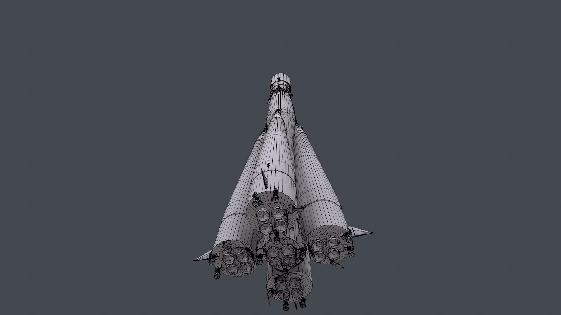 3D модель Космическая ракета Восток 1 - TurboSquid 1462373