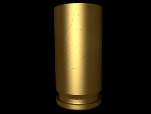 9mm bullet shell 3D model