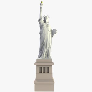 statue liberty 3D