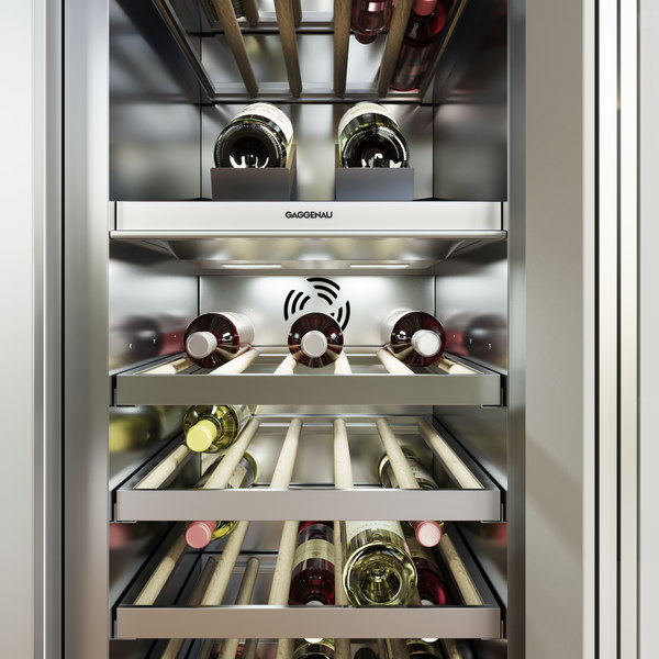 Gaggenau wine rw414364 refrigerator model TurboSquid 1462545