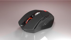 computer mouse bloody 3D