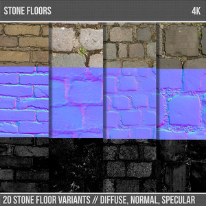 Stone Floors Texture Pack - 4K
