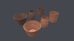 3D model pack baskets