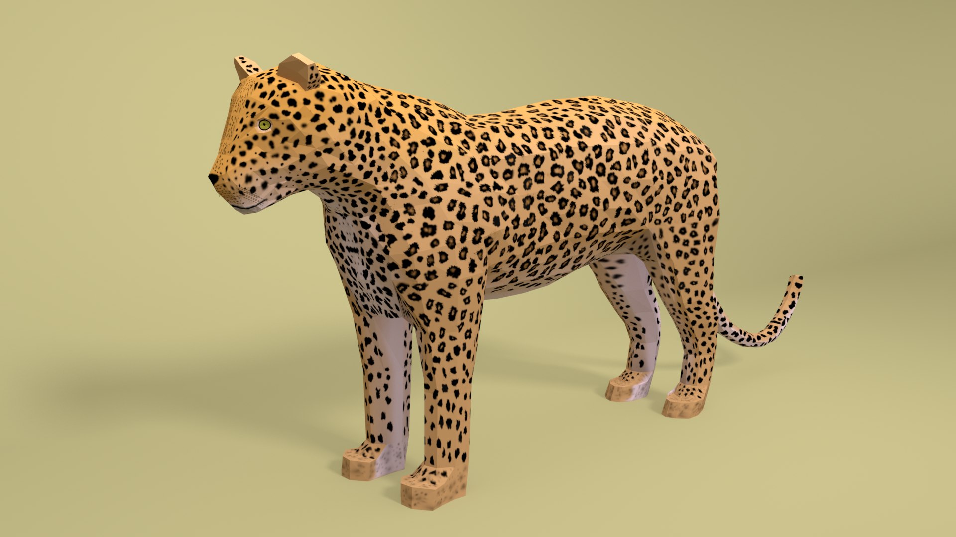 3D Leopard Cartoon - TurboSquid 1462672