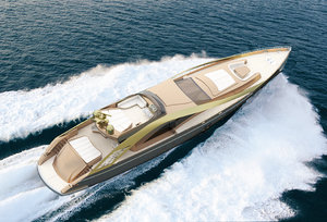 3D super yacht conceptional