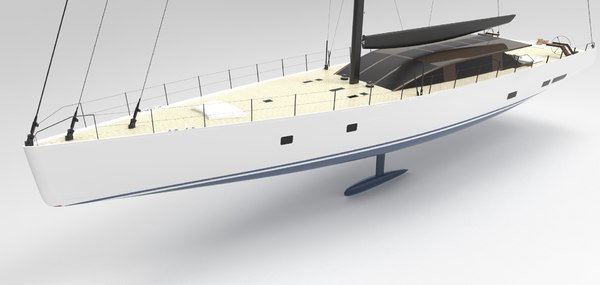 modern sailing yacht