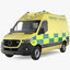 emergency ambulance generic 3D