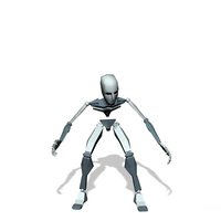 Creature stand idle and roar