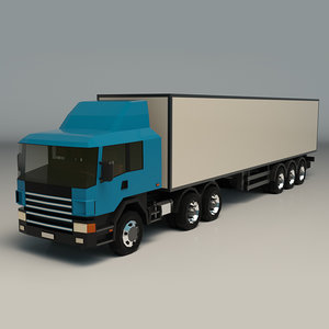 cargo truck 3D model