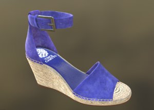 3D fashionable women s shoes model