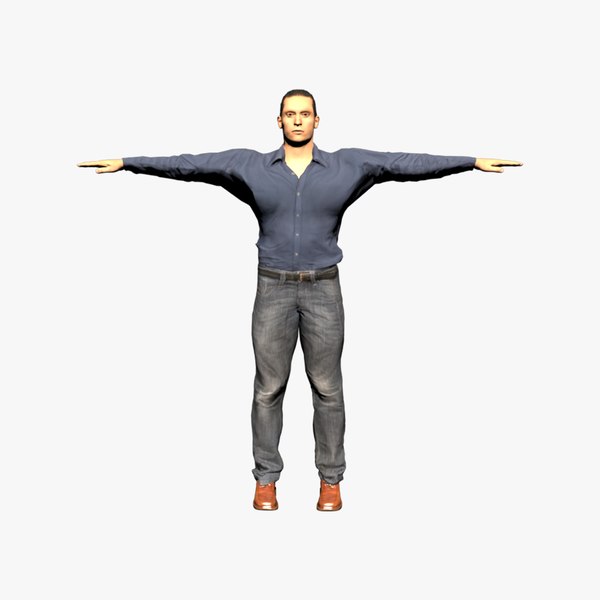 man animation body 3D
