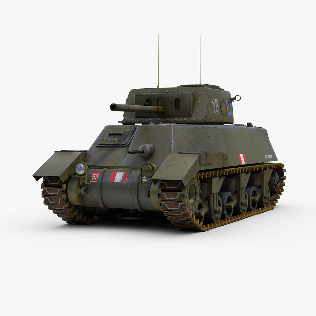 3d canadian ram 2 tank model