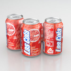 3D beverage cola model
