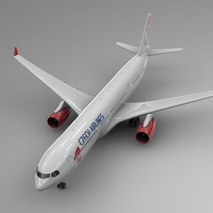 airbus a330-300 czech airlines model
