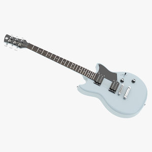 3D model guitar electric