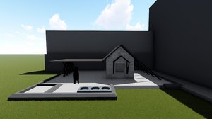 3D dog house model