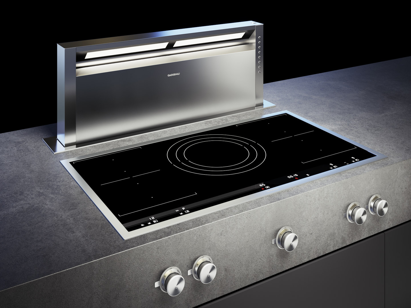3D gaggenau cooktop 400 vi492111 TurboSquid 1463411
