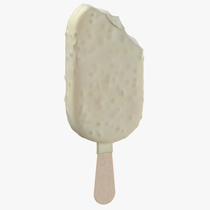 ice cream stick bitten model