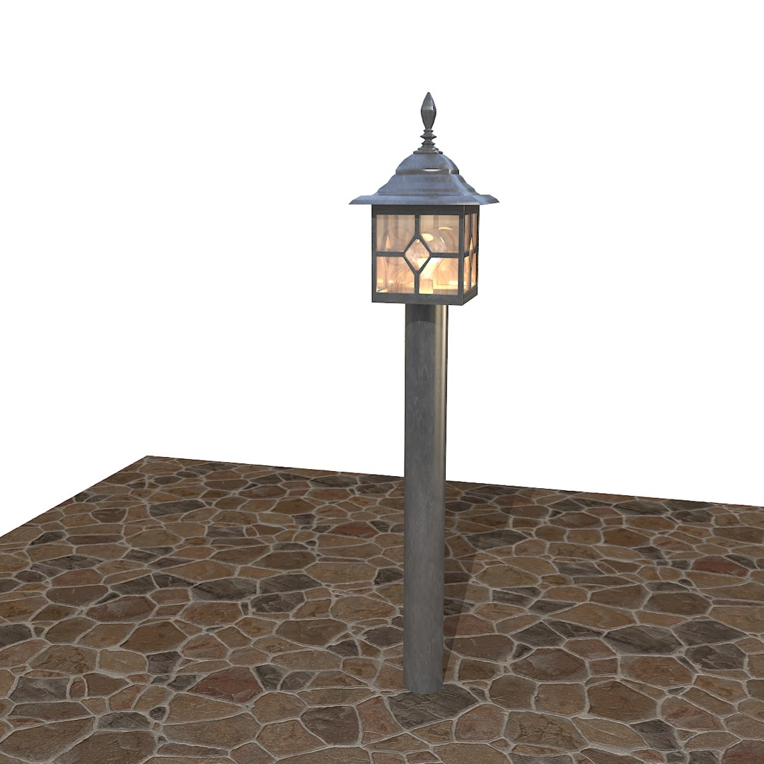 Garden lamp 3D model TurboSquid 1463601