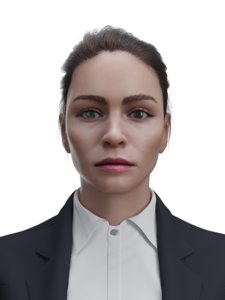 female head 3D model