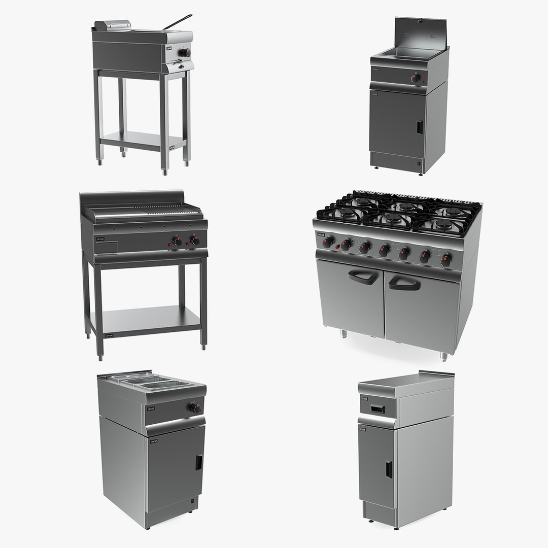 3D commercial appliances TurboSquid 1463624