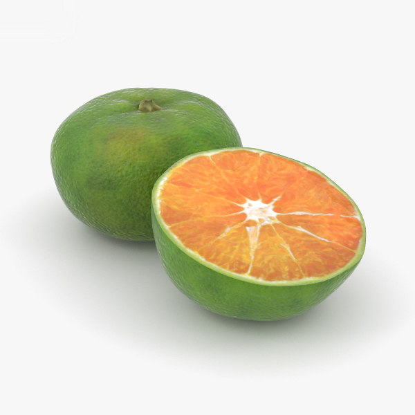 Green tangerine. Танжерин зеленый. Мандарин 3d. Мандарин 3д модель. Tangerine 3d model.
