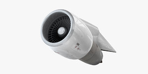 3D commercial aircraft engine