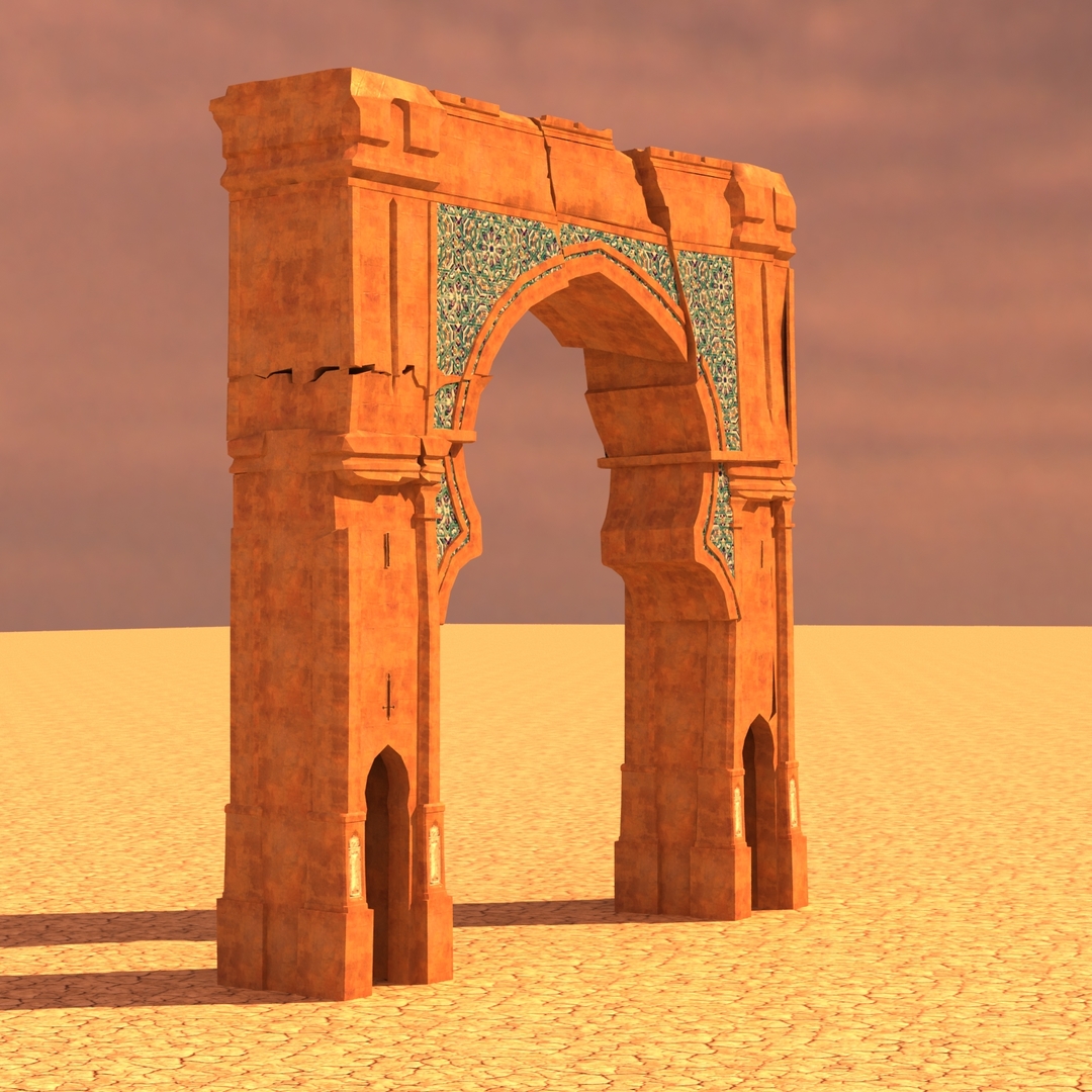 Arabian gate house 3D model - TurboSquid 1463895
