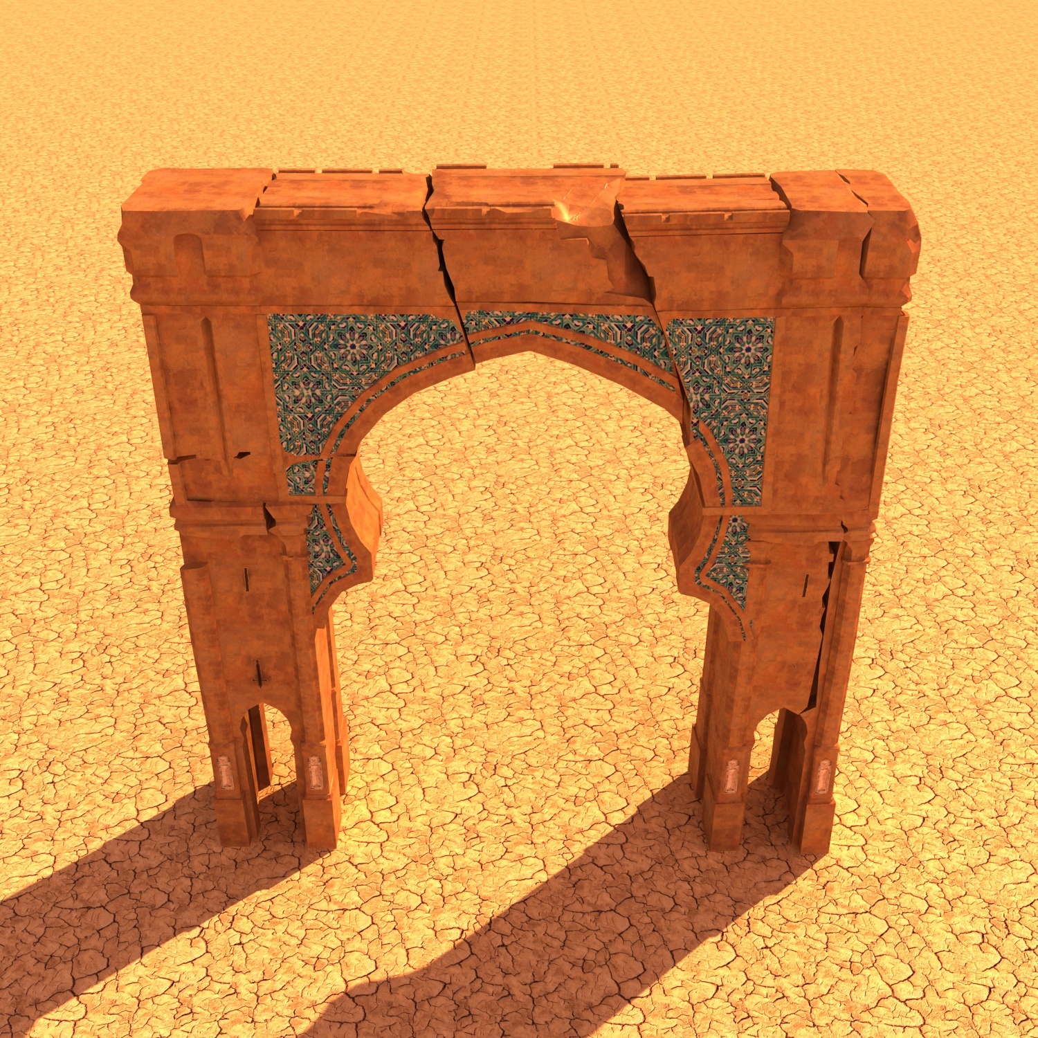 Arabian gate house 3D model - TurboSquid 1463895