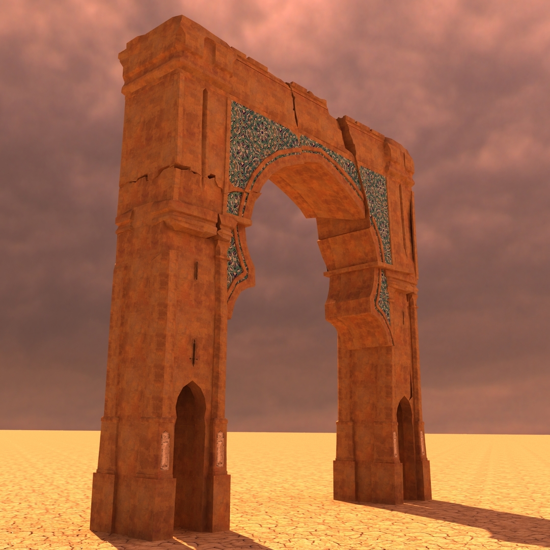 Arabian gate house 3D model - TurboSquid 1463895