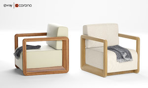 3D colette upholstered armchair italia