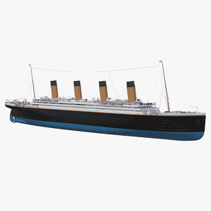 3D model ocean liner