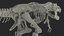 tyrannosaurus rex skeleton fossil 3D