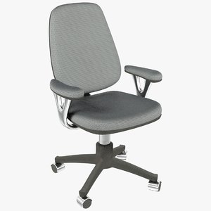 3D office chair model