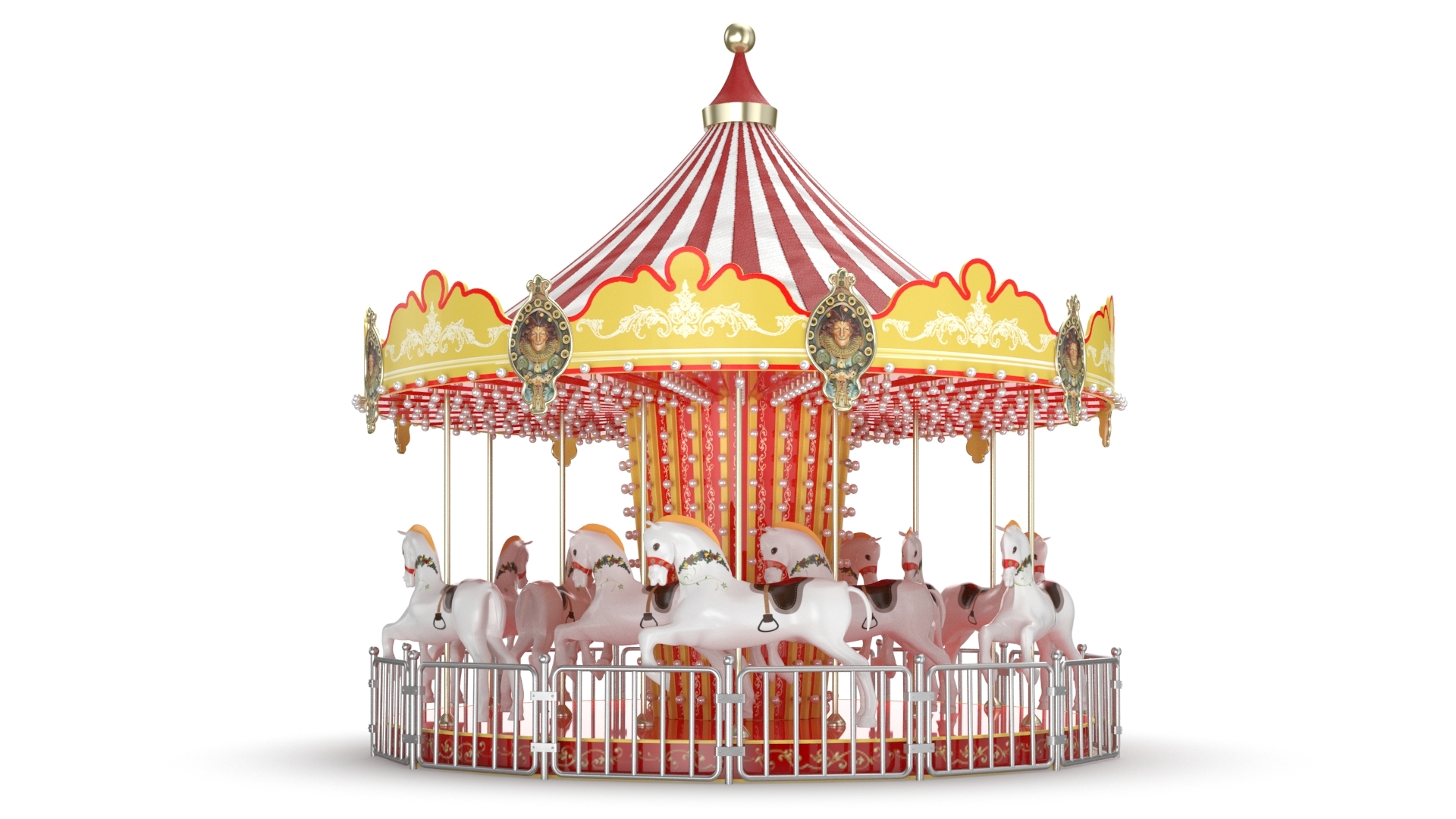 六个游乐园游戏合集3d模型