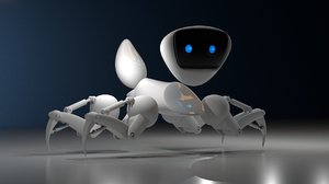 3D model robotic spider