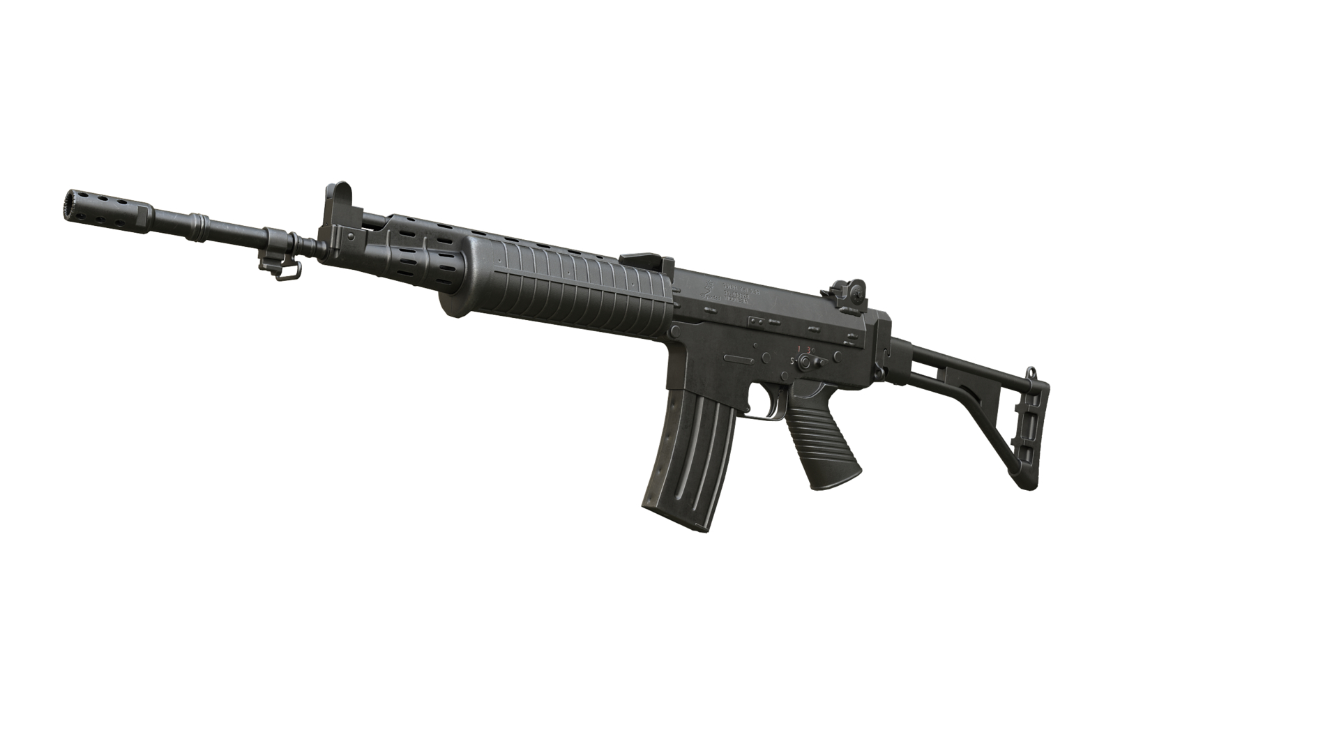 SS1 Pindad alias FN FNC 3D-Modell - TurboSquid 1464177