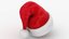 3D realistic santa hat