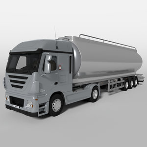 3D fuel truck model