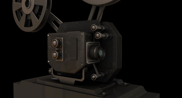 3D film movie projector