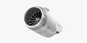 3D model boeing 787 family engine