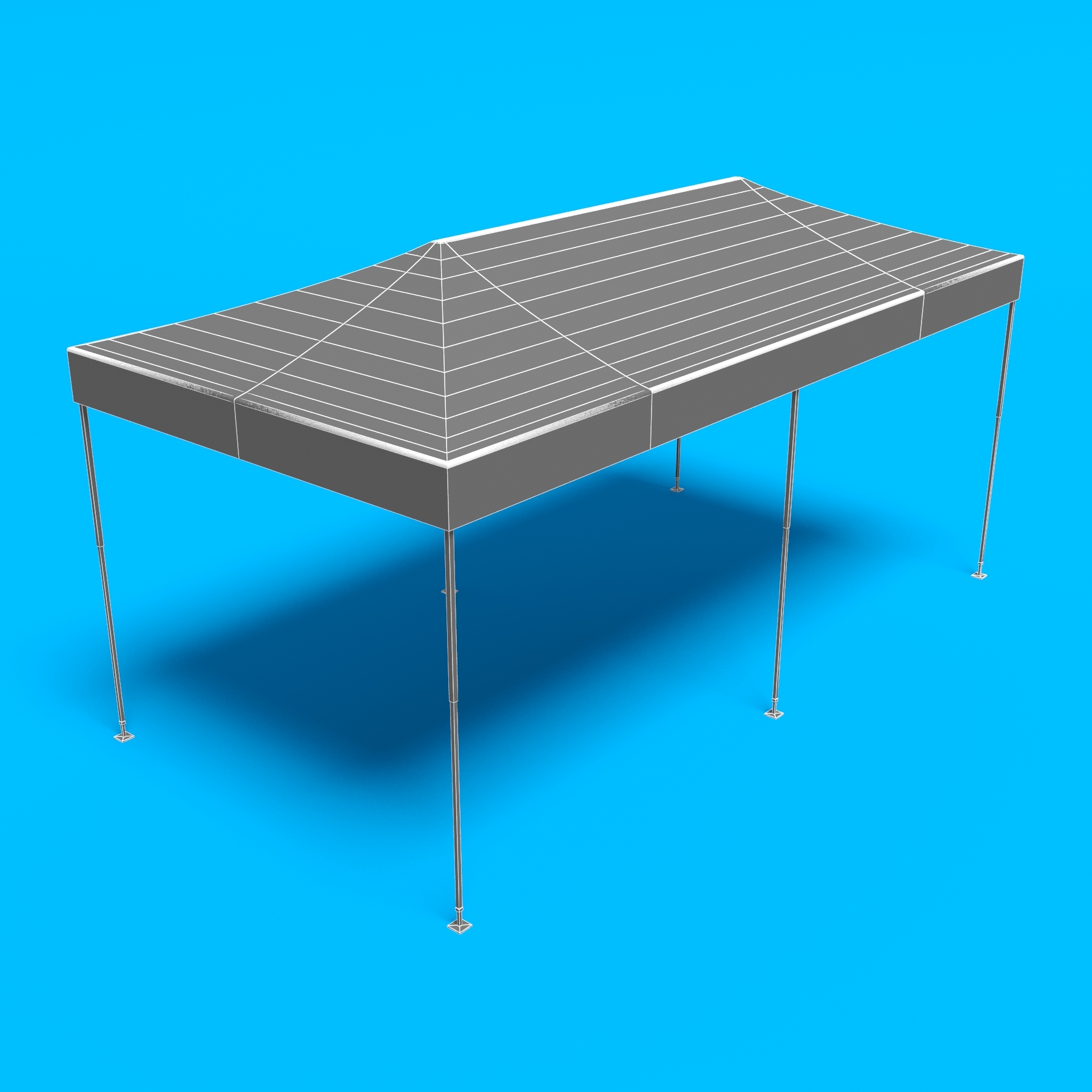 Tent pavilion marquee 3D model TurboSquid 1464567