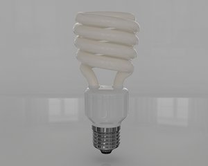 led bulb 3D model