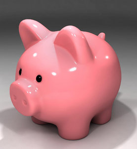 piggy bank 3D model